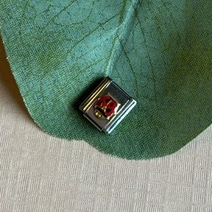 Vintage Ladybug Italian Charm for Bracelet